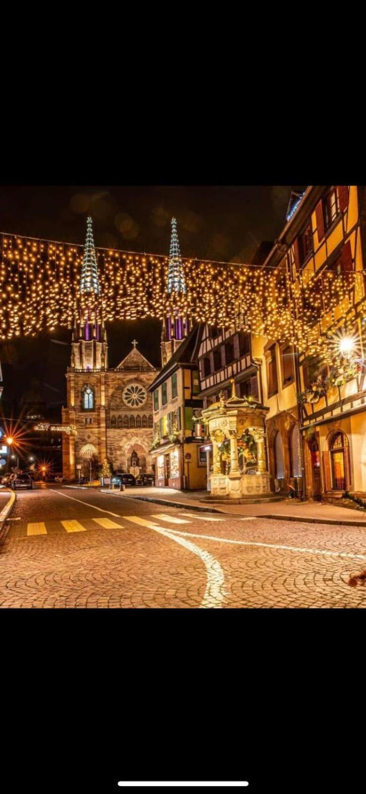 Ferienwohnung Le Beffroi Obernai Exterior foto